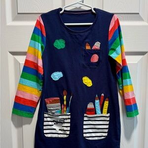 Colorful Kids Art-Themed dress